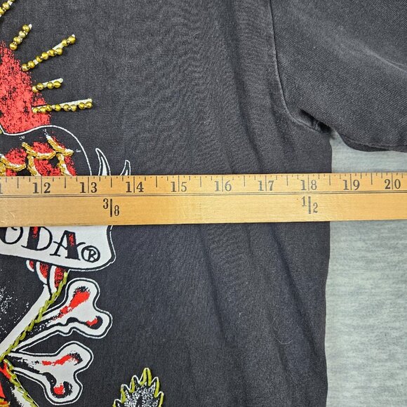 Cream Soda Unisex Adult Japanese Brand Eagle Beads Embroidered Tee Size M - Picture 6 of 7